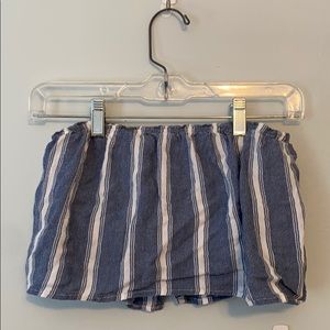 Strapless Hollister top